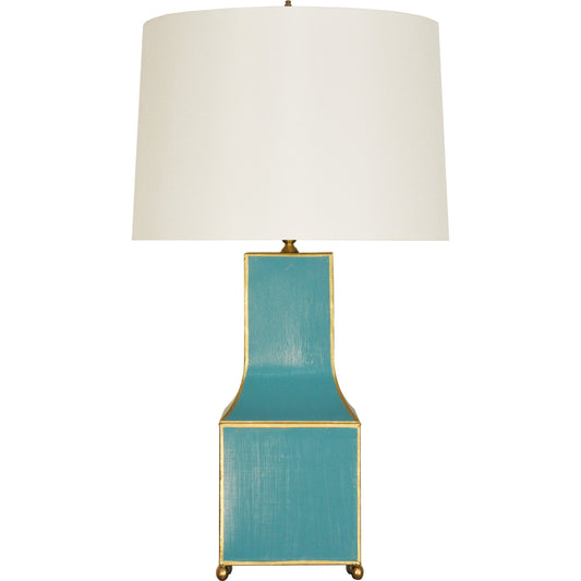 Renata Lamp by Worlds Away. Made from metal, silk in a eclectic & global style.