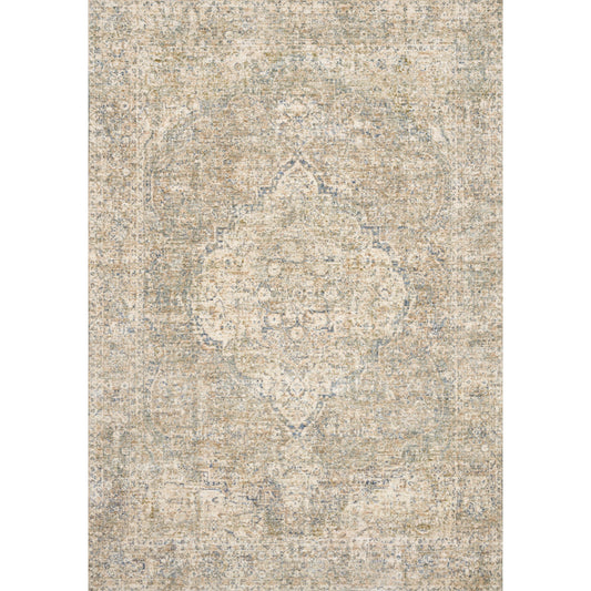 Revere REV-08 Rug by Loloi in granite, blue. Made from 100% polyester in a transitional styl
