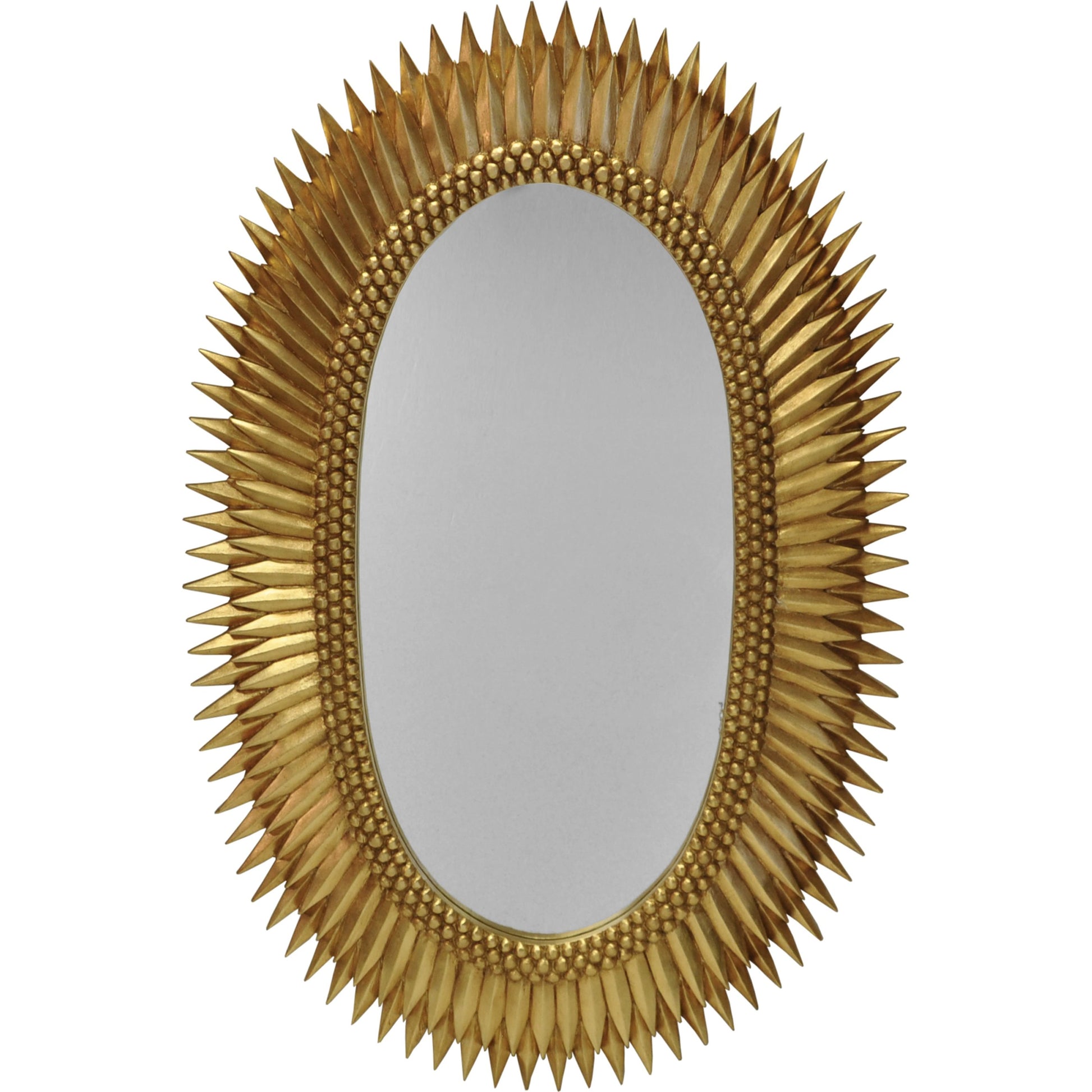 Rita Mirror by Worlds Away. Made from metal, glass in a transitional style.