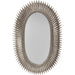 Rita Mirror by Worlds Away. Made from metal, glass in a transitional style.
