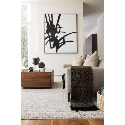 Rize RIZ02 Rug by Jaipur Living in ivory. Made from 100% wool in a unique style.