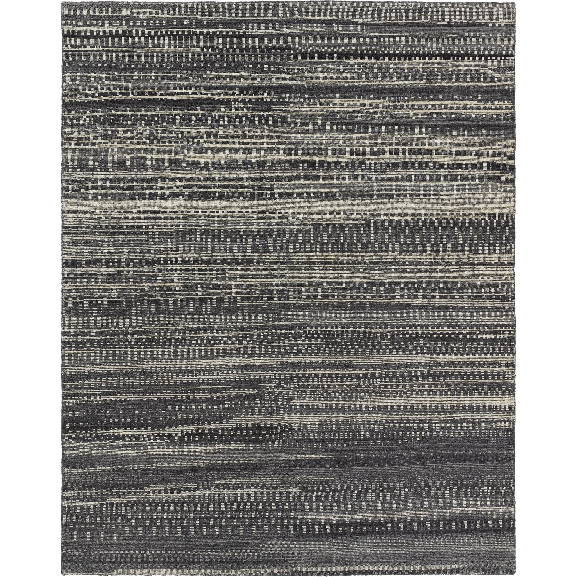 Rize RIZ11 Rug by Jaipur Living in gray, cream. Made from 100% wool in a unique style.