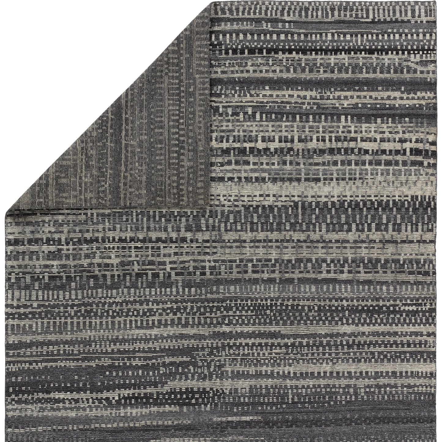 003 SI-1973797,SI-1973798,SI-1973799,SI-1973800,SI-1973801 | Closeup | Rize RIZ11 Rug by Jaipur Living in gray, cream. Made from 100% wool in a unique style.