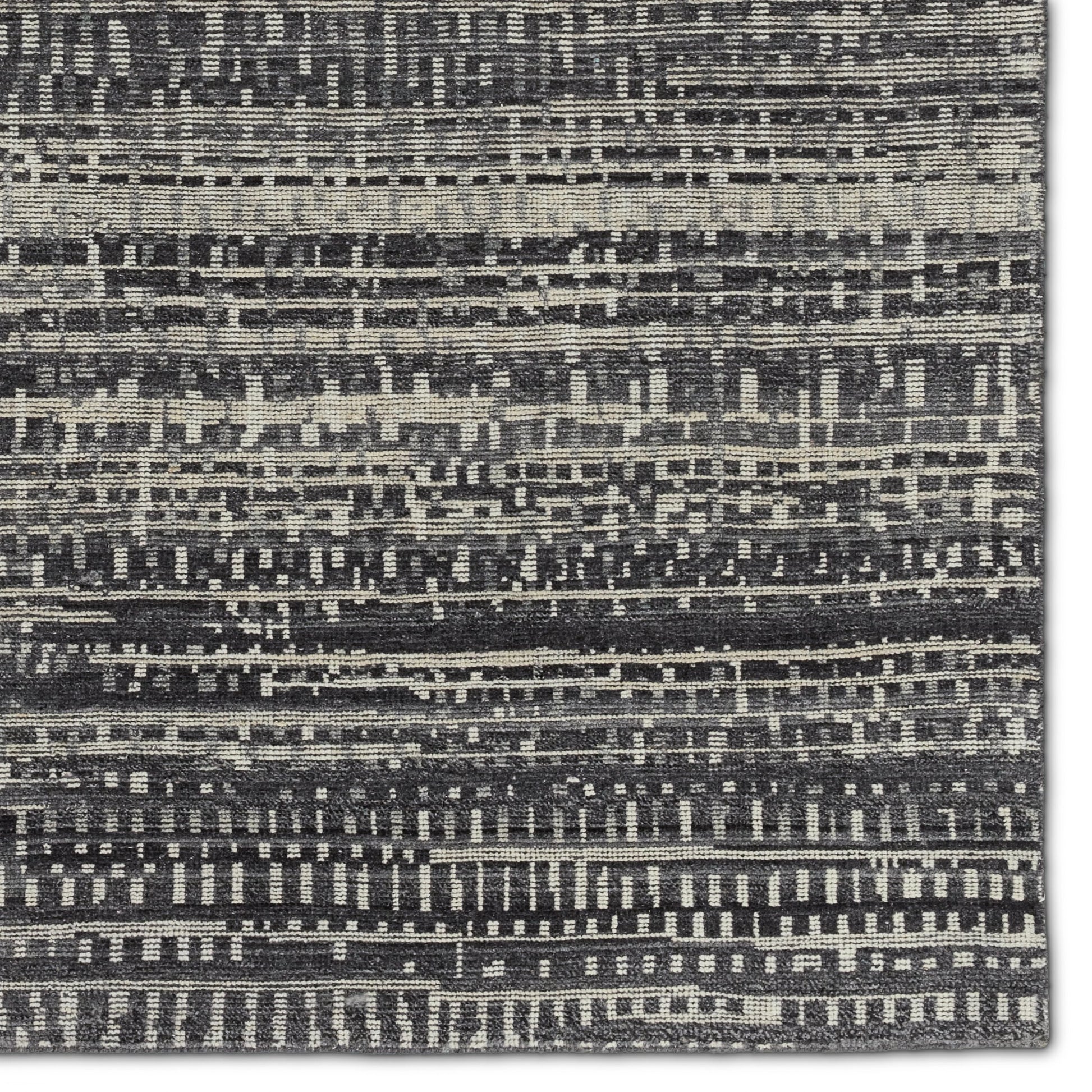 Rize RIZ11 Rug by Jaipur Living in gray, cream. Made from 100% wool in a unique style.