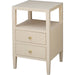 Roscoe Side Table by Worlds Away. Made from unique in a transitional style.