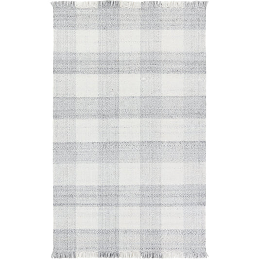 Respite RSP02 Rug by Jaipur Living in gray, ivory. Made from 100% polyester in a unique style.