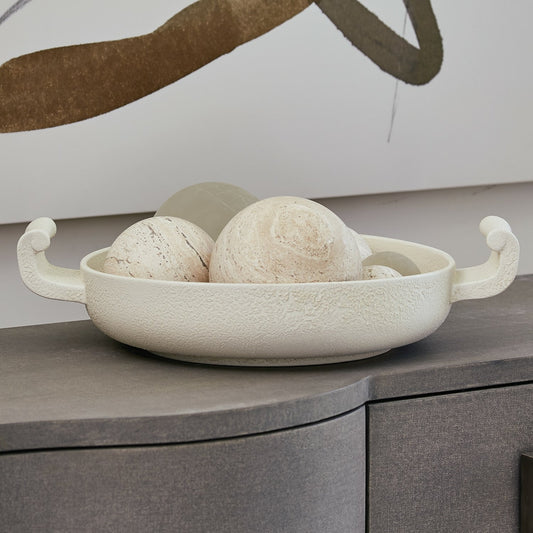 Copenhagen Low Bowl by Global Views. Made from ceramic in a modern style.