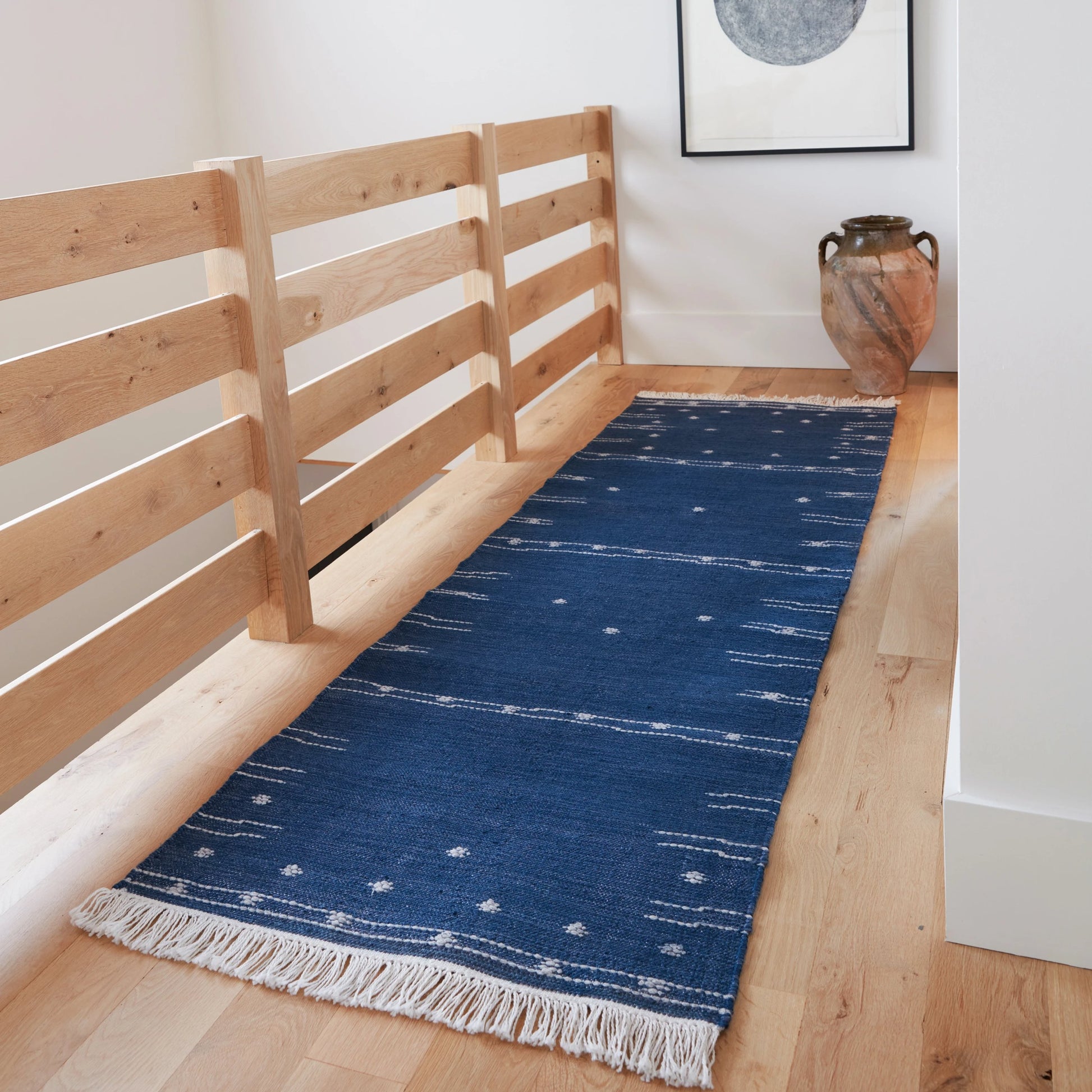 Revelry RVR02 Indoor/Outdoor Rug by Jaipur Living in blue, white. Made from 100% pet yarn in a unique style.