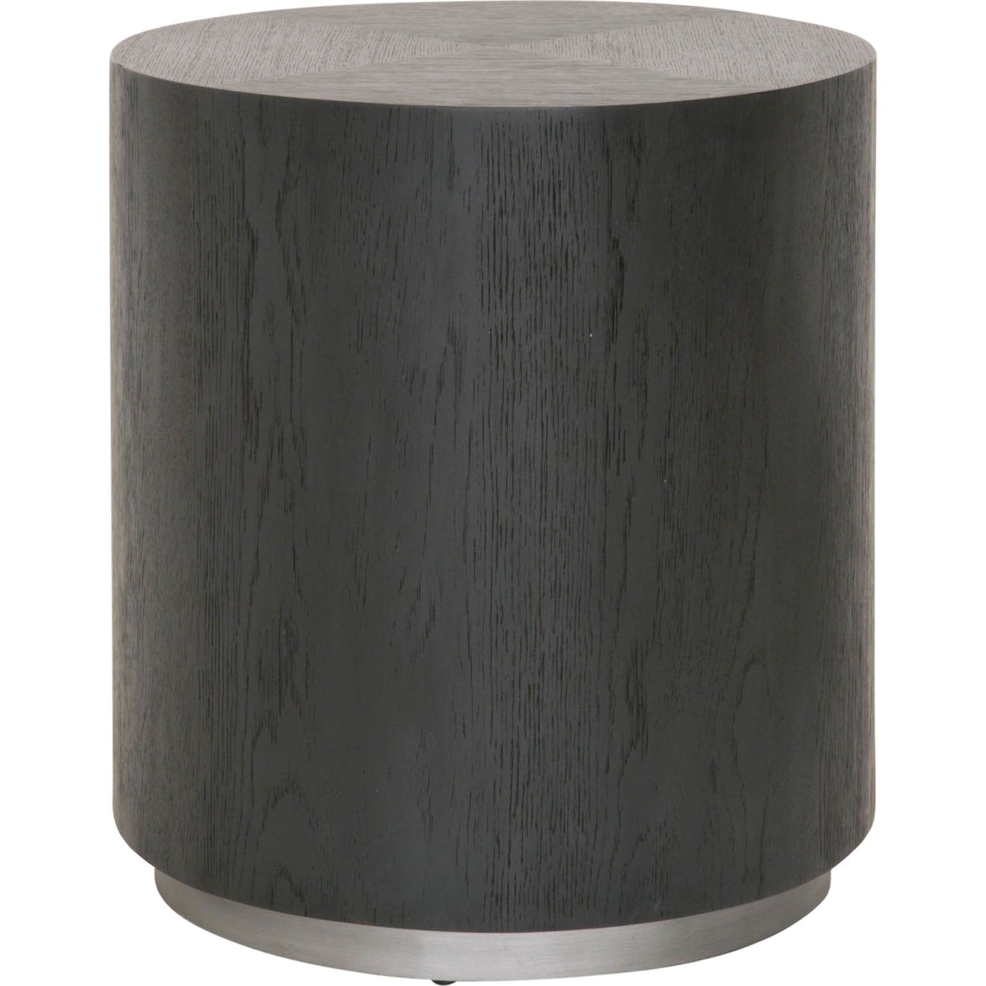 Roto End Table by Essentials For Living in natural gray, silver. Made from oak, metal in a modern style.