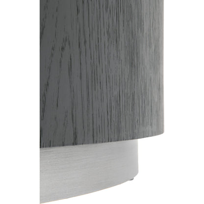 Roto End Table by Essentials For Living in natural gray, silver. Made from oak, metal in a modern style.