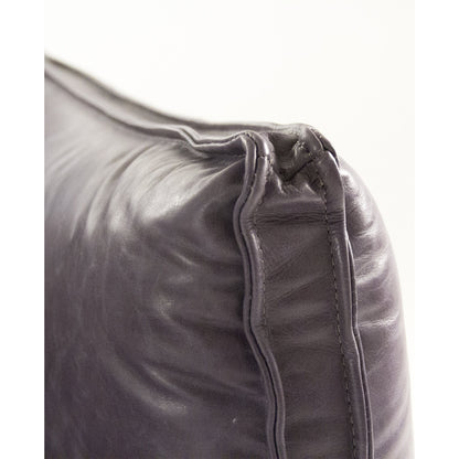 Lionel Sofa by Zentique in gray and rubberwood, top-grain leather. Made from rubberwood, top-grain leather in a modern style.