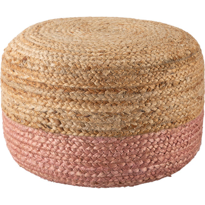Saba Oliana Pouf by Jaipur Living. Made from 100% jute in a coastal style.
