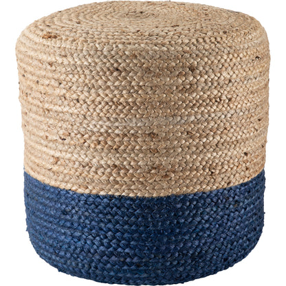 Saba Oliana 18" Pouf by Jaipur Living. Made from 100% jute in a coastal style.