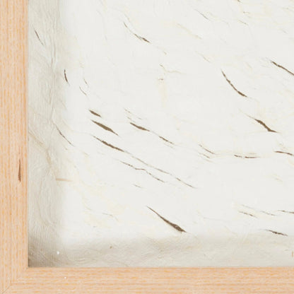 Sanctity - 16736 by Surya in ivory and wood finish. Made from shredded paper, polystyrene in a modern style.