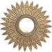 Santo Handcarved Mirror by Worlds Away. Made from hardwood, glass in a cottage & farmhouse style.