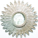 Santo Handcarved Mirror by Worlds Away. Made from hardwood, glass in a cottage & farmhouse style.