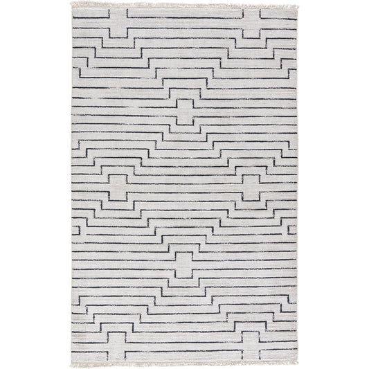 000 84874-33505,84874-33506,SI-2062291,SR-889654 | Primary Silo | Satellite SAT02 Rug by Jaipur Living in white, black. Made from unique in a unique style.