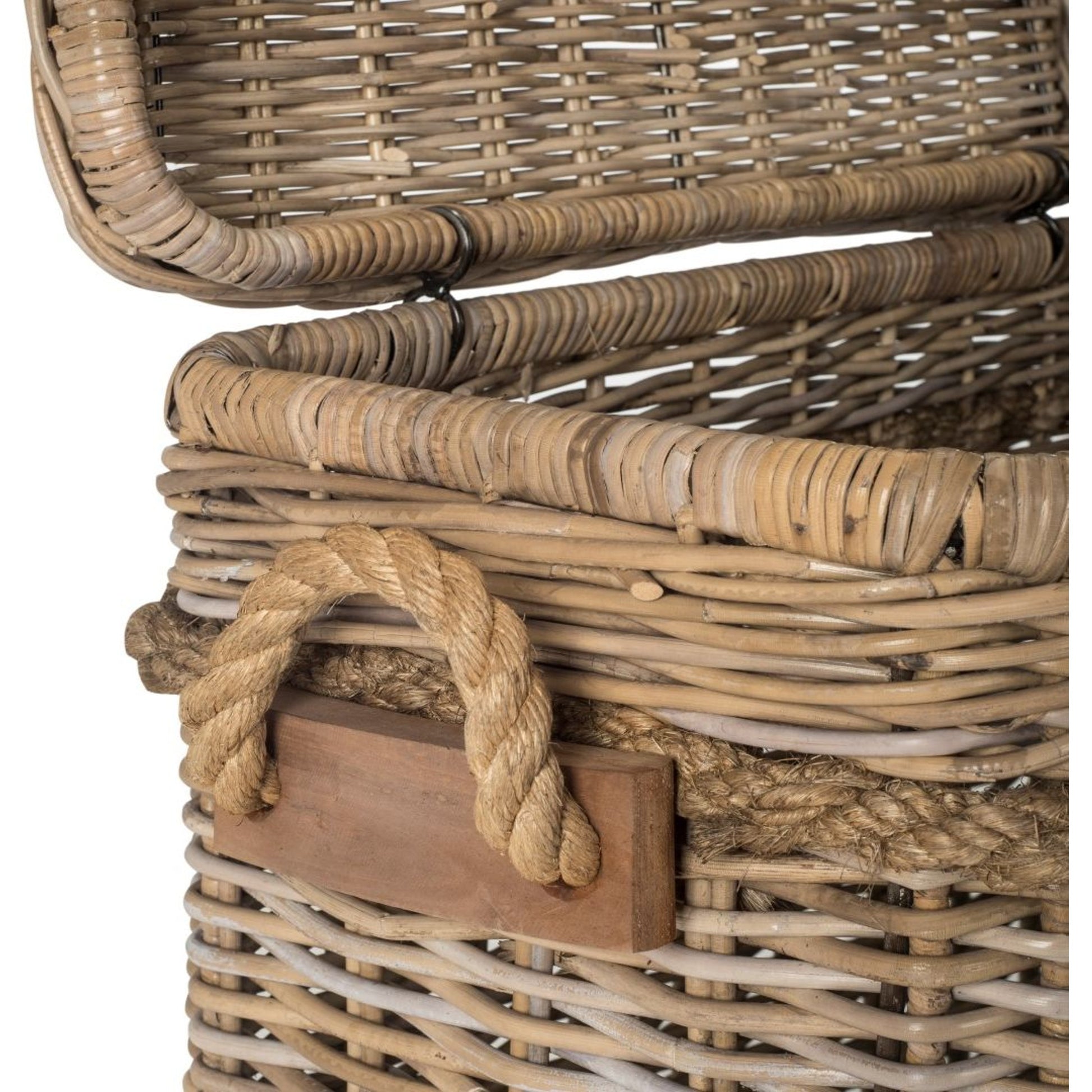 Androscoggin Trunk by HedgeApple Essentials in gray. Made from kubu in a modern style.