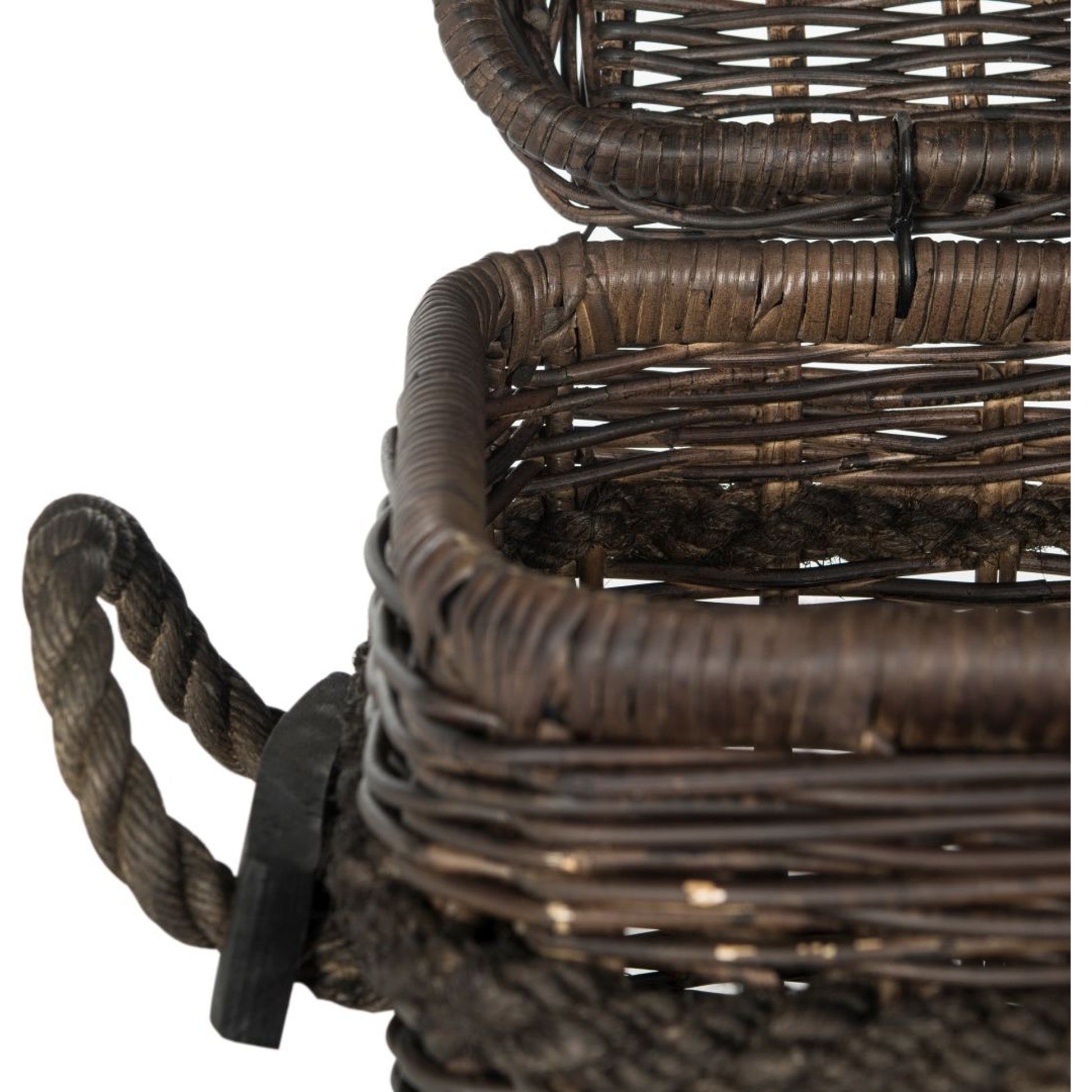 Androscoggin Trunk by HedgeApple Essentials in gray. Made from kubu in a modern style.