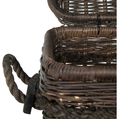 Androscoggin Trunk by HedgeApple Essentials in gray. Made from kubu in a modern style.