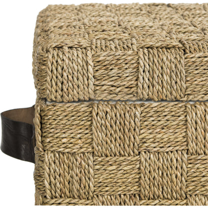Appanoose Trunk by HedgeApple Essentials in natural. Made from seagrass in a coastal style.