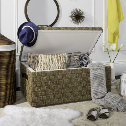 Appanoose Trunk by HedgeApple Essentials in natural. Made from seagrass in a coastal style.