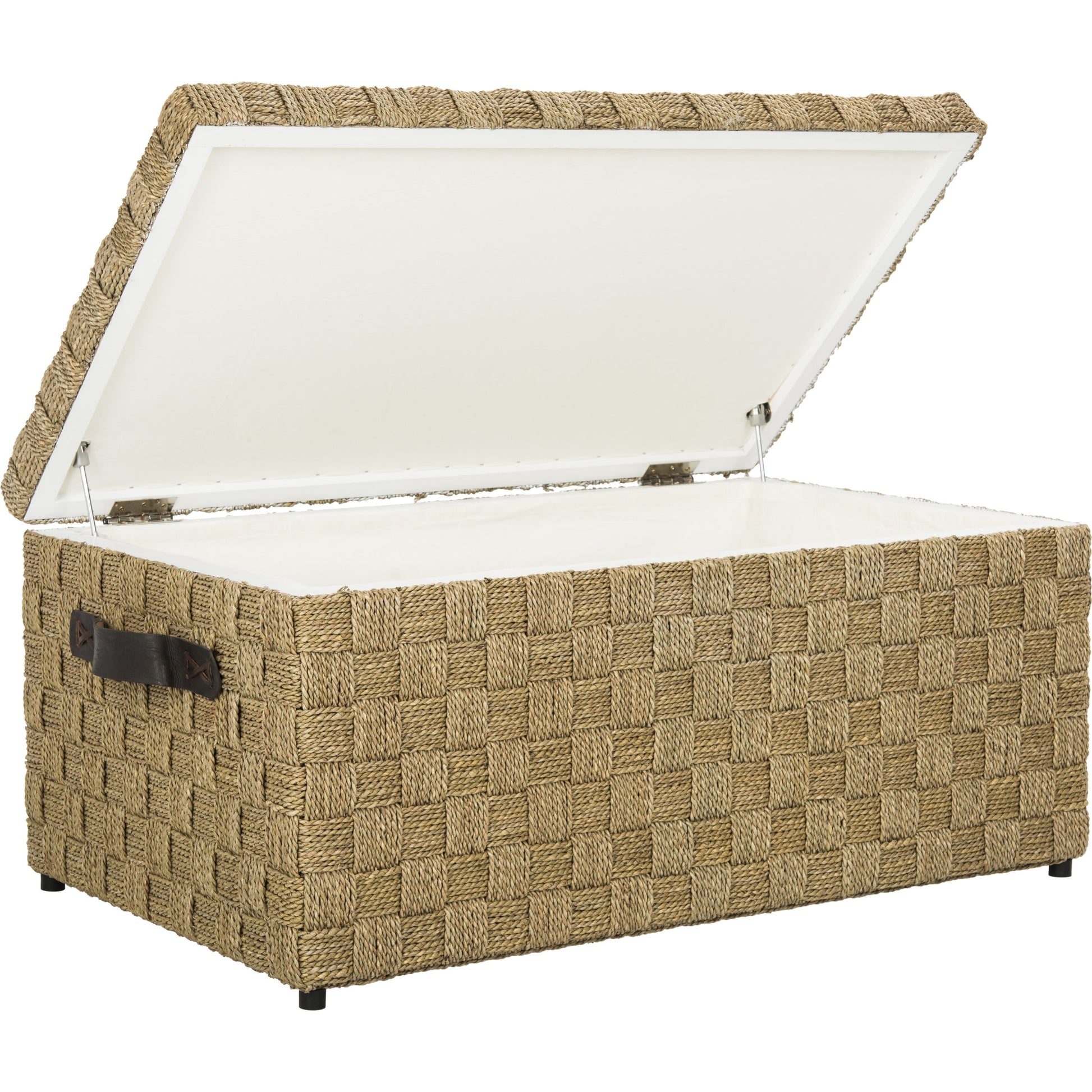 Appanoose Trunk by HedgeApple Essentials in natural. Made from seagrass in a coastal style.