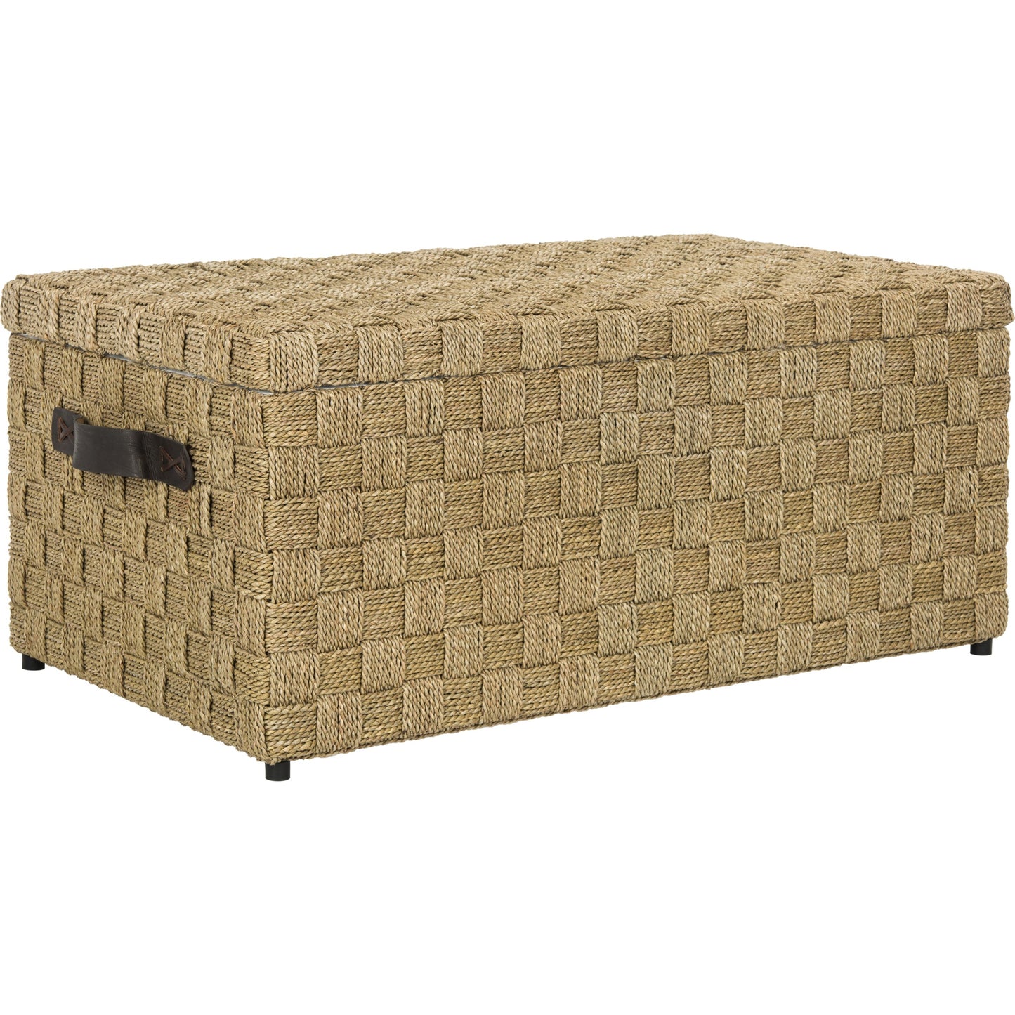 002 S-273253 | Primary Silo | Appanoose Trunk by HedgeApple Essentials in natural. Made from seagrass in a coastal style.