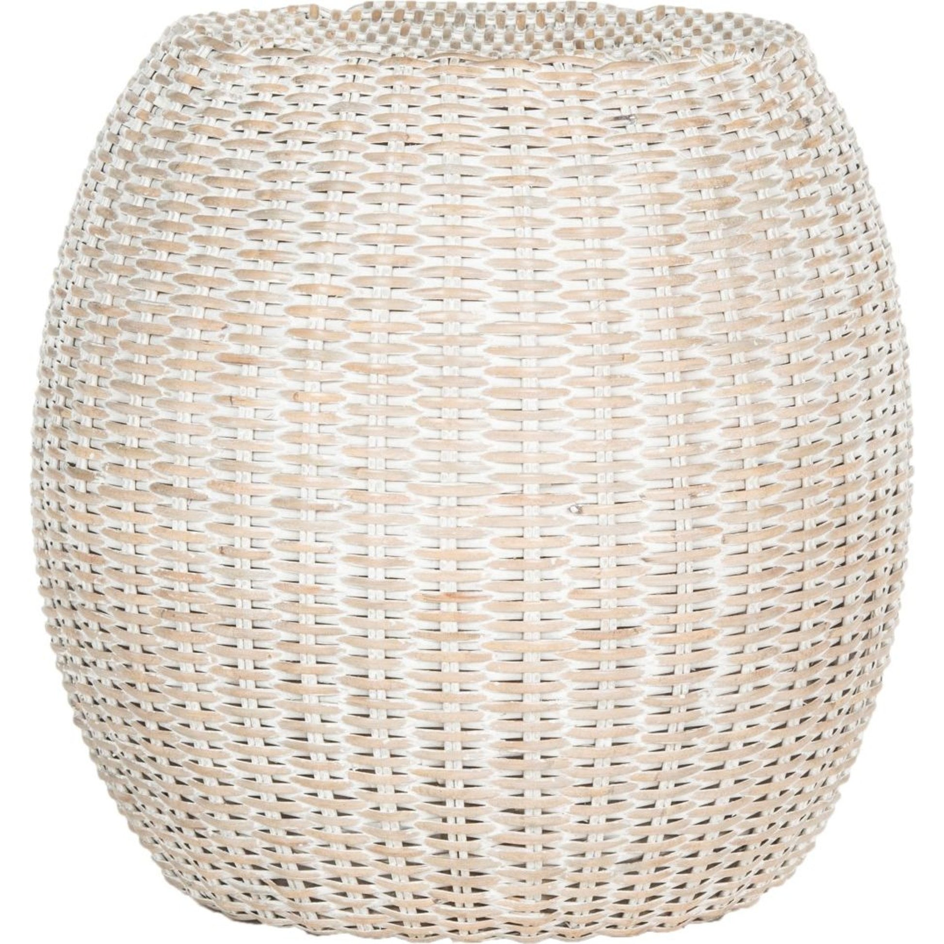 Durham Stool by HedgeApple Essentials. Made from rattan frame, rattan peel weave in a modern style.