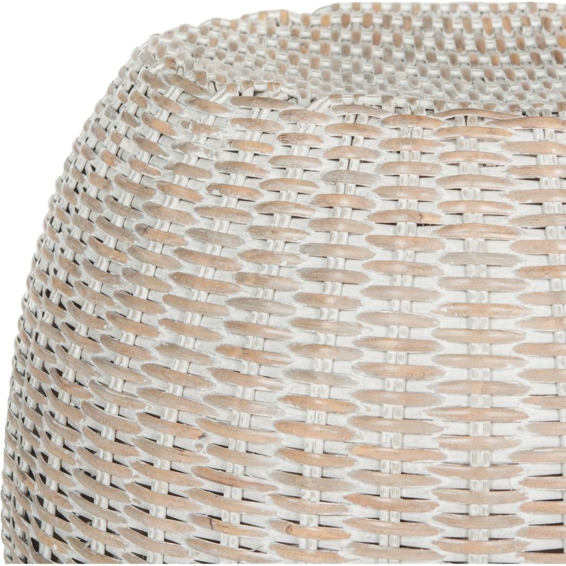 Durham Stool by HedgeApple Essentials. Made from rattan frame, rattan peel weave in a modern style.