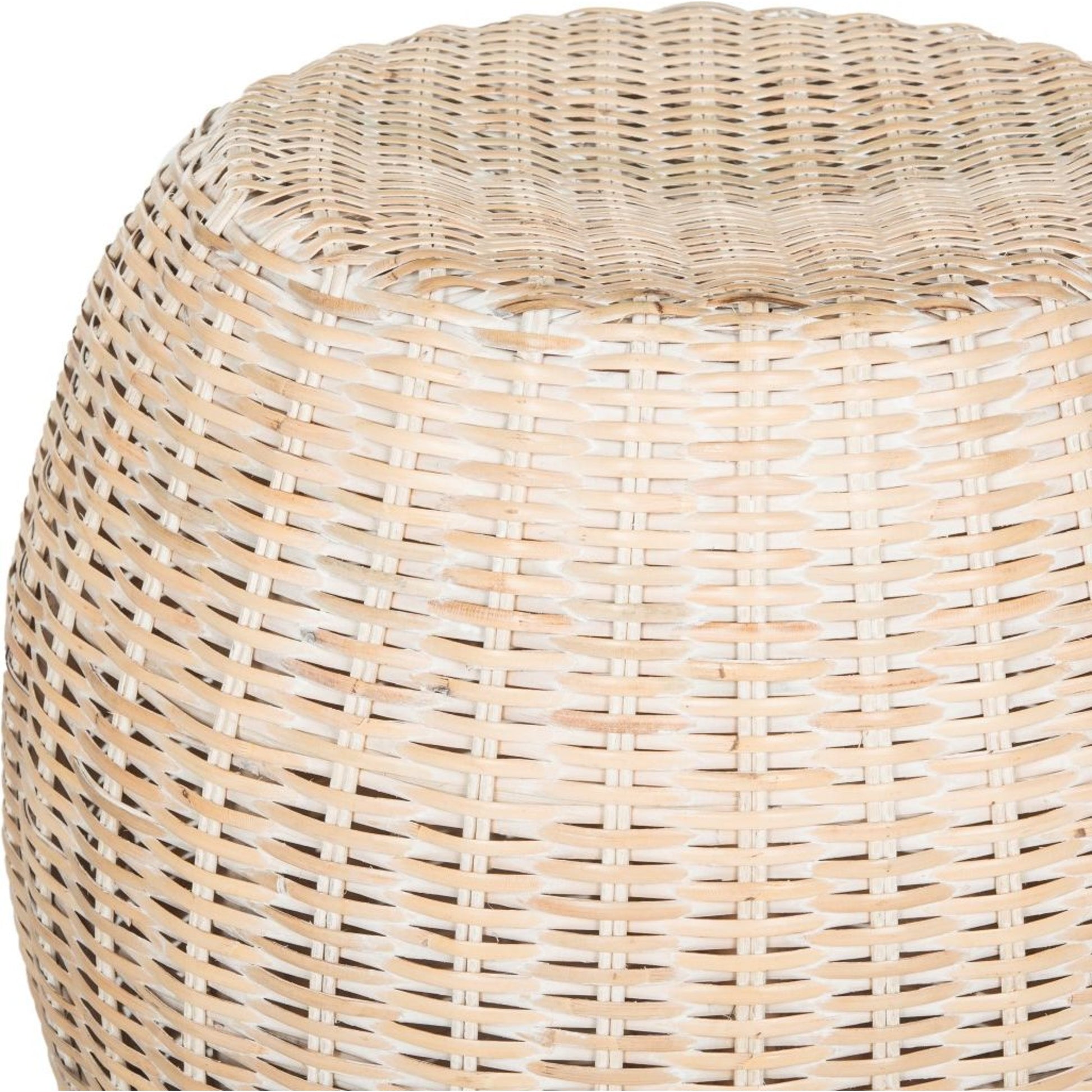 Durham Stool by HedgeApple Essentials. Made from rattan frame, rattan peel weave in a modern style.