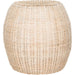 Durham Stool by HedgeApple Essentials. Made from rattan frame, rattan peel weave in a modern style.