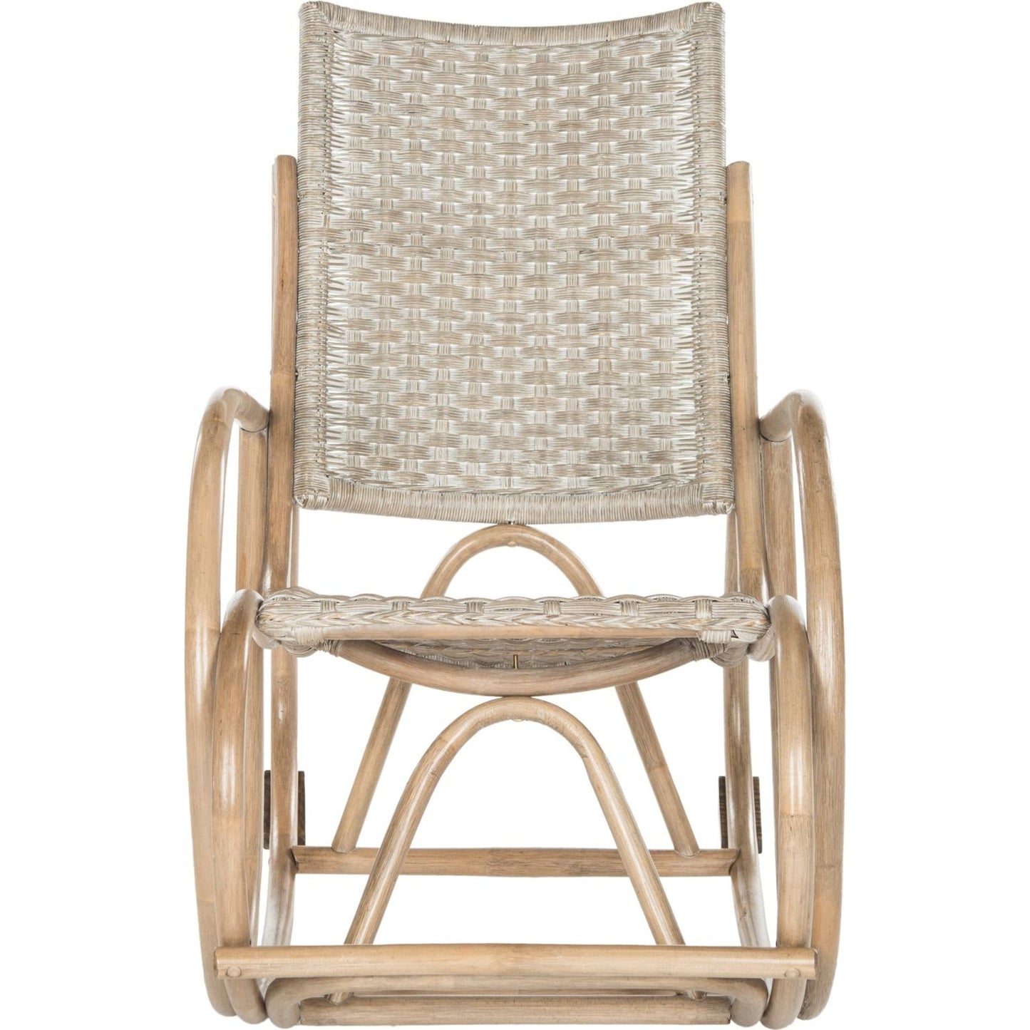 004 O-SAFAVIEH-SEA8035A | Additional Silo | Benkelman Rocking Chair by HedgeApple Essentials. Made from rattan framewicker weave in a modern style.