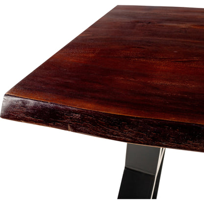 Stavanger - 32633 by Surya in black, dark brown. Made from top: wood, base: metal in a transitional style.