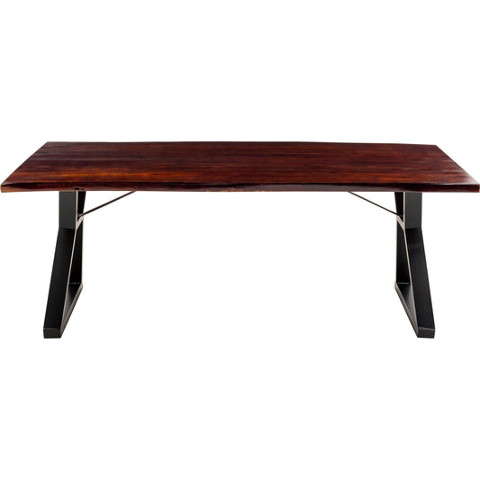 Stavanger - 32633 by Surya. Made from top: wood, base: metal in a transitional style.