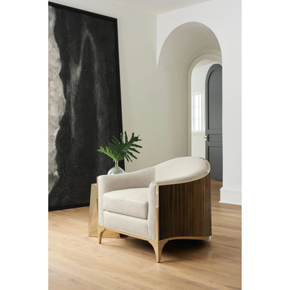 The Svelte Chair by Caracole in moonstone. Made from unique in a modern style.