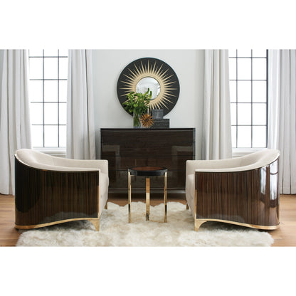 The Svelte Chair by Caracole in moonstone. Made from unique in a modern style.