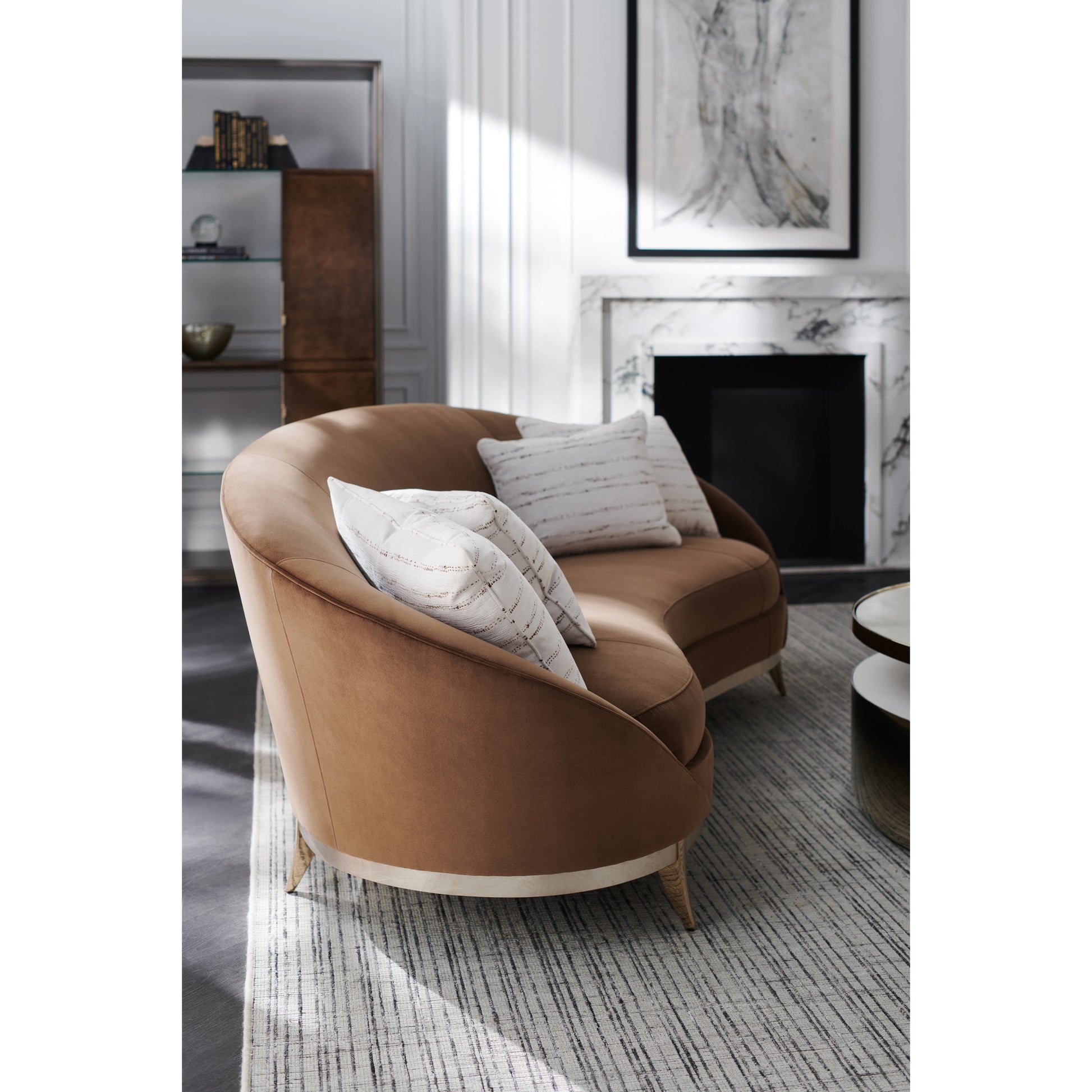 Main Event by Caracole in bronze, silver and dusty silver. Made from birch, stainless steel in a modern style.