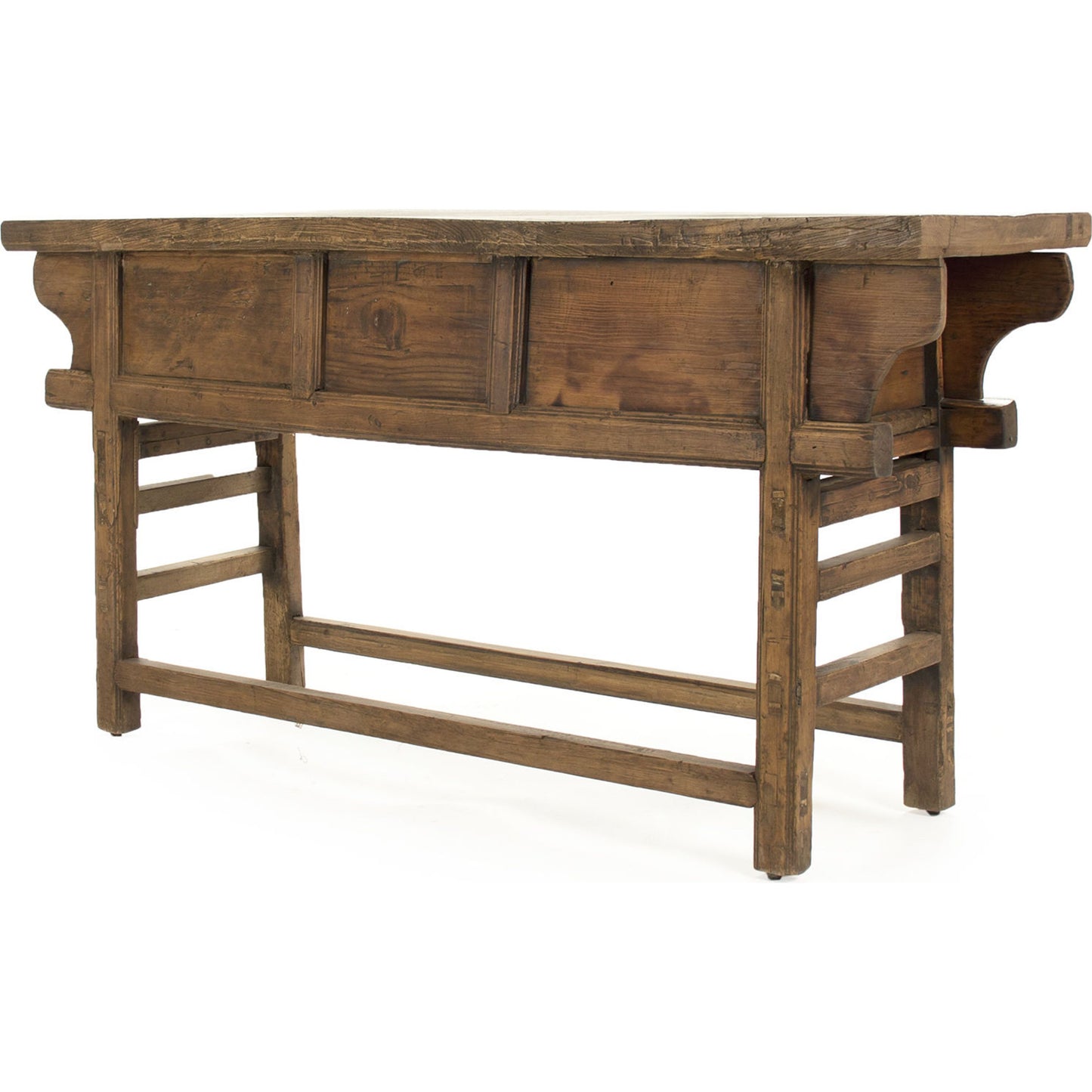 003 S-336576 | Additional Silo | Antique Noodle Table by Zentique in distressed stain and wood. Made from unique in a cottage & farmhouse style.