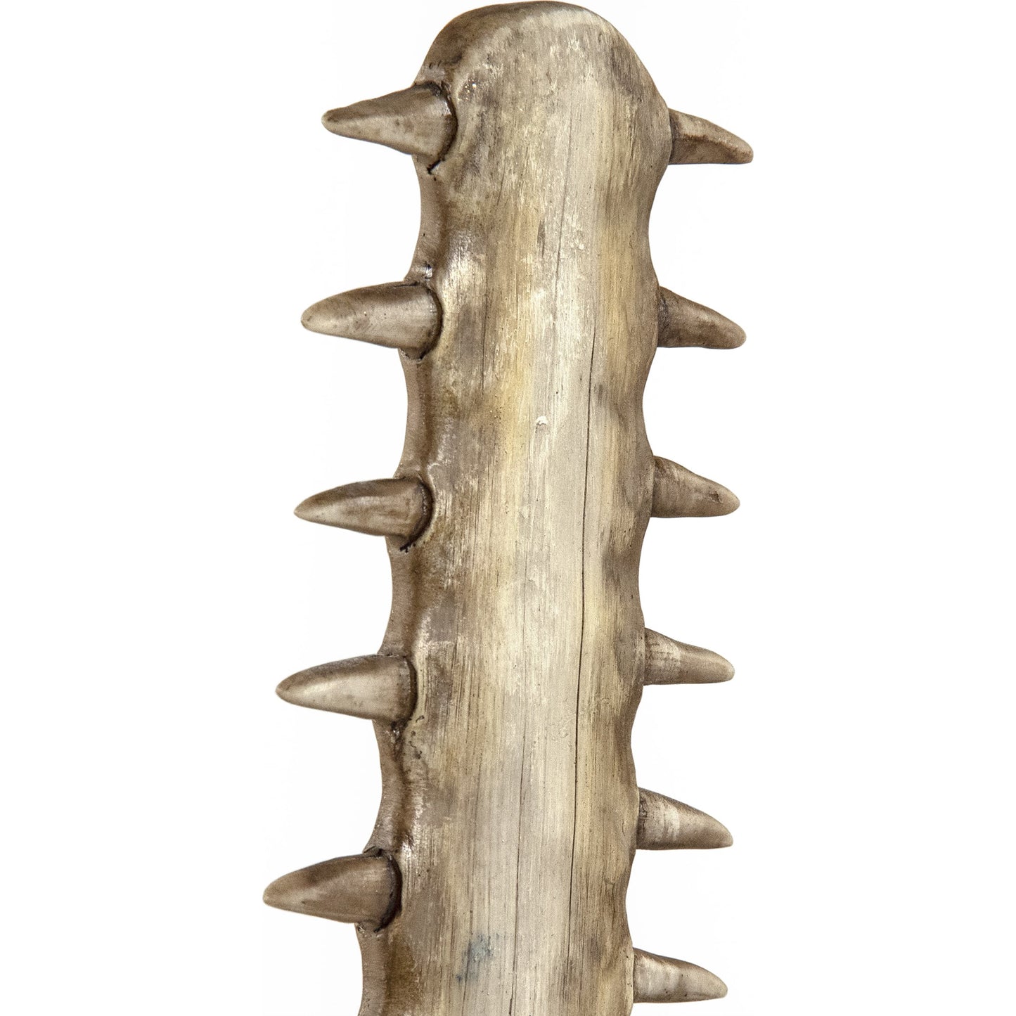 002 SR-900402 | Closeup | Sawtooth on Acrylic Stand by Zentique in distressed brown and resin, metal, acrylic. Made from resin, metal, acrylic in a coastal style.