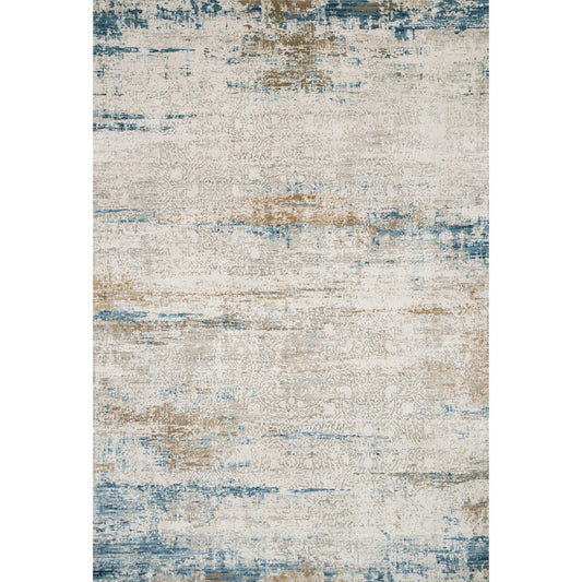 Sienne SIE-05 Rug by Loloi in ivory, azure. Made from viscose, acrylic in a modern style.