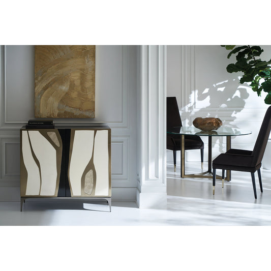 Downtown by Caracole in shagreen, gold, mirrored and chocolate truffle, café latte, brushed gold, ombre warm silverleaf. Made from birch, metal, maple in a modern style.