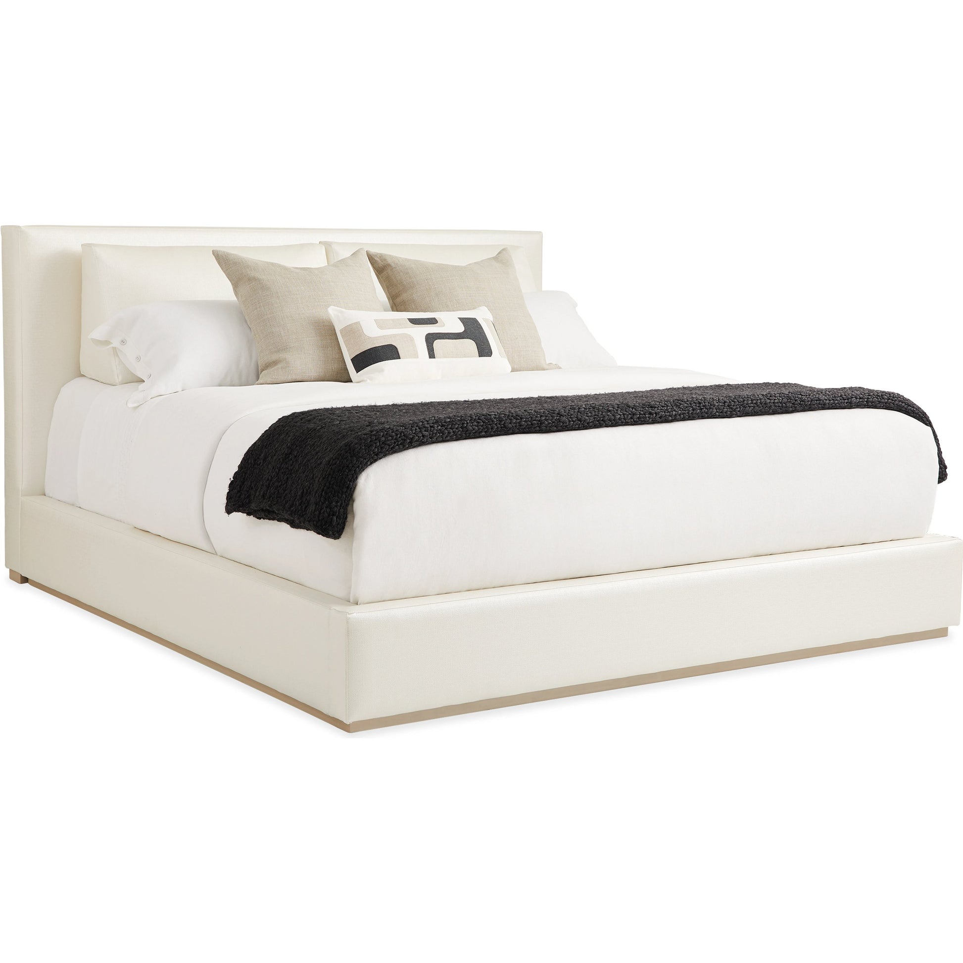 The Boutique Bed by Caracole. Made from birch in a modern style.