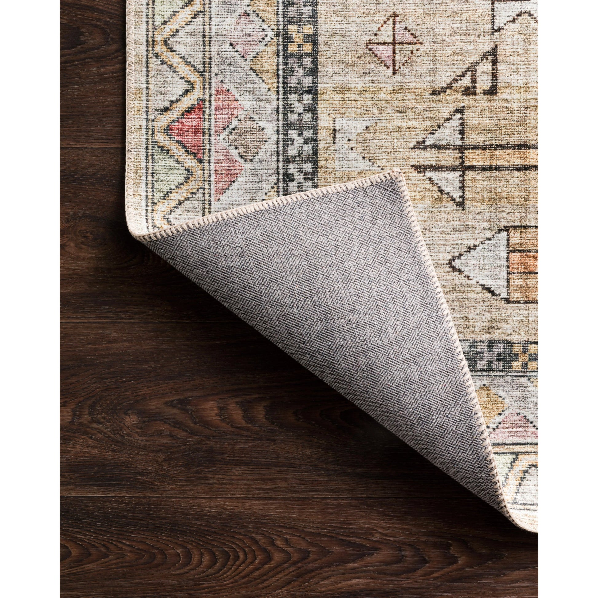 Skye SKY-04 Rug by Loloi II in gold, blush. Made from 100% polyester in 