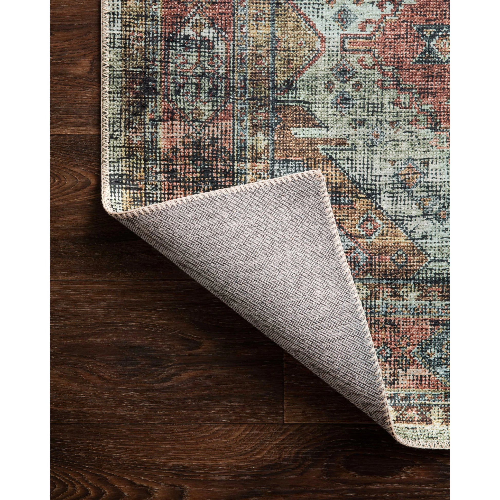 Skye SKY-06 Rug by Loloi II in apricot, mist. Made from 100% polyester in a rustic style.