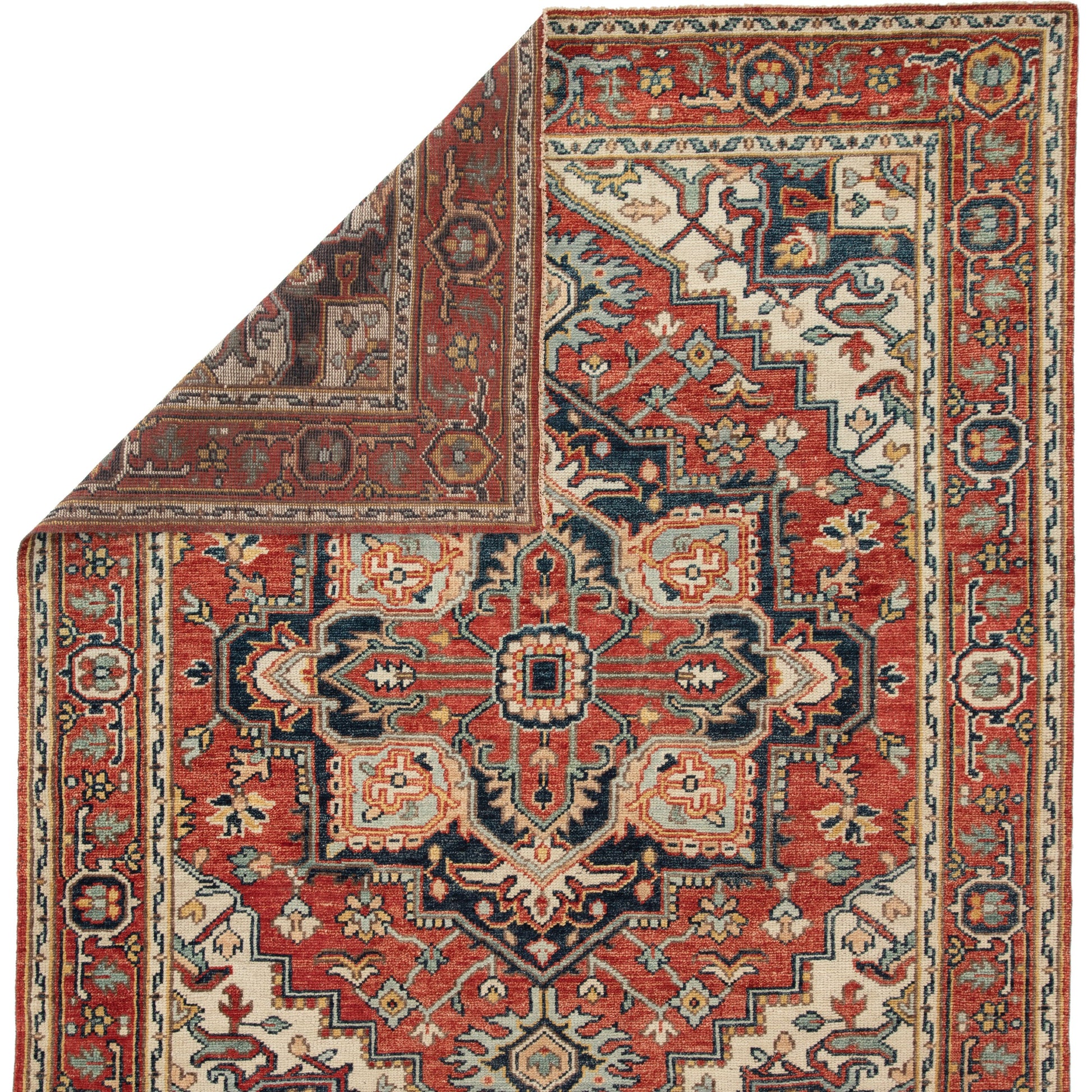 Salinas SLN05 Rug by Jaipur Living in red, multicolor. Made from 100% wool in a unique style.