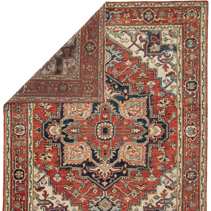 Salinas SLN05 Rug by Jaipur Living in red, multicolor. Made from 100% wool in a unique style.
