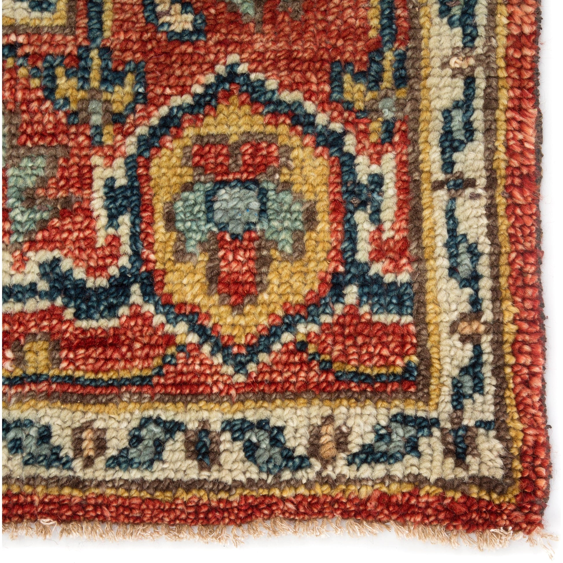 Salinas SLN05 Rug by Jaipur Living in red, multicolor. Made from 100% wool in a unique style.
