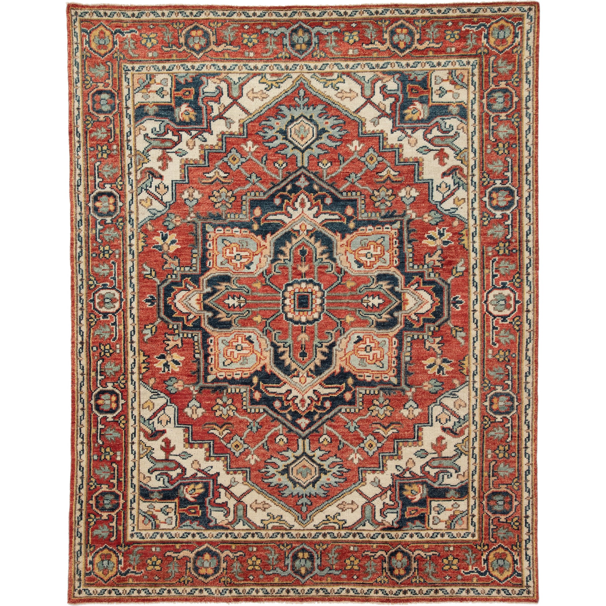Salinas SLN05 Rug by Jaipur Living in red, multicolor. Made from 100% wool in a unique style.
