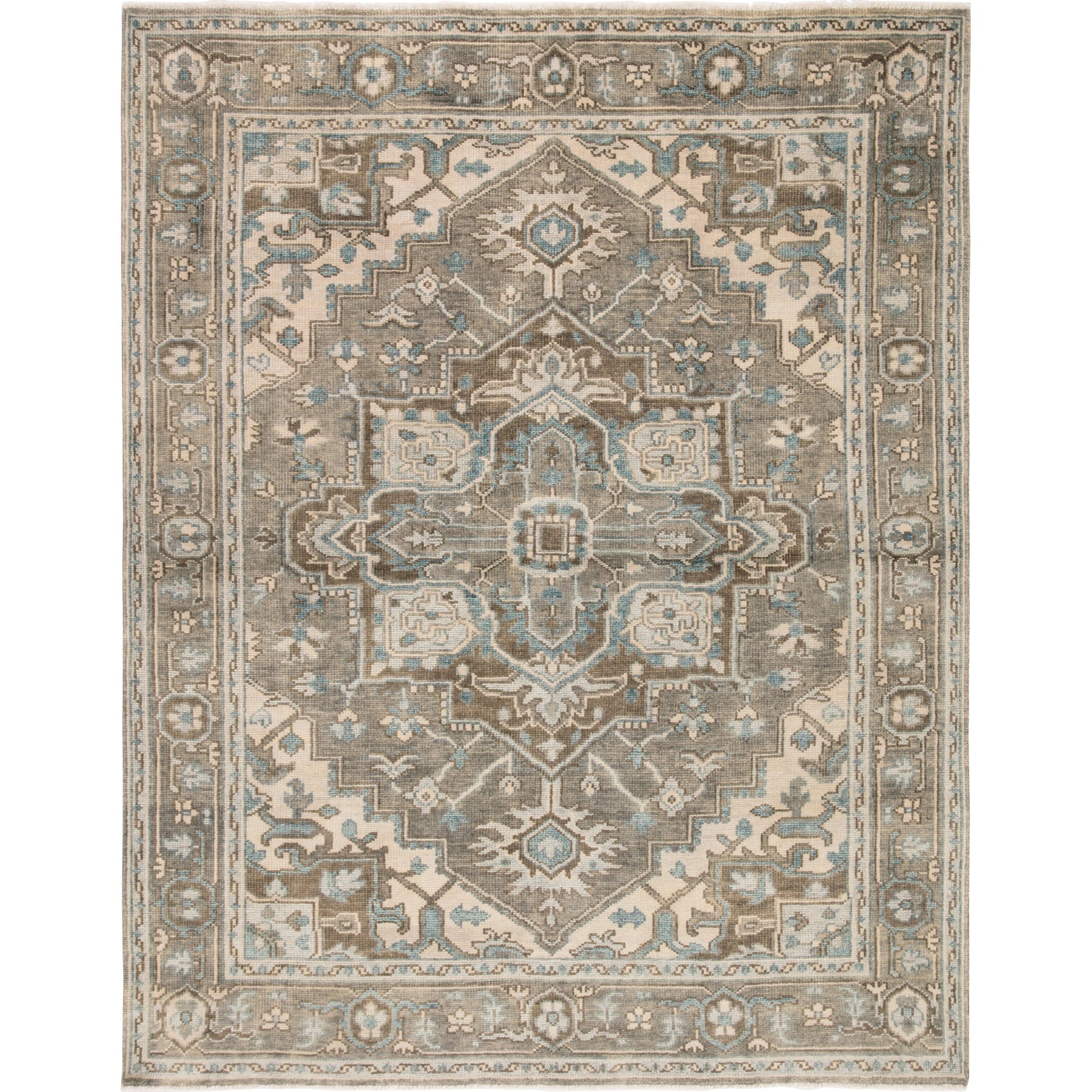 Salinas SLN07 Rug by Jaipur Living in gray, blue. Made from 100% wool in a unique style.